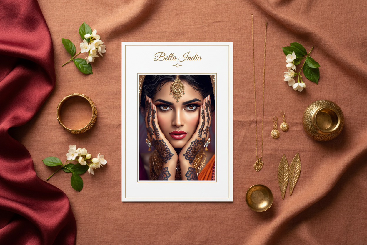 Bella India Poster Digital | Indische Schönheit Wandkunst Download