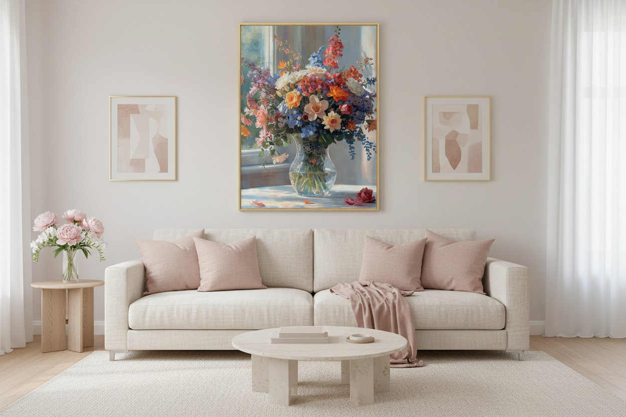 Blumen Poster Digital | Botanische Wandkunst Download